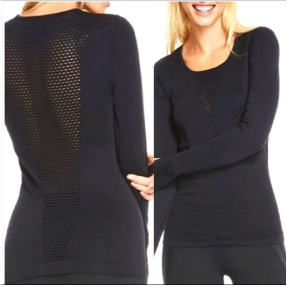 FABLETICS ARTA LONG SLEEVE TOP- size s- NWT- black